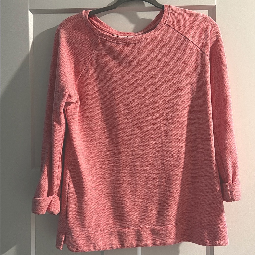 CROFT & BARROW Pink Knit Sweater
